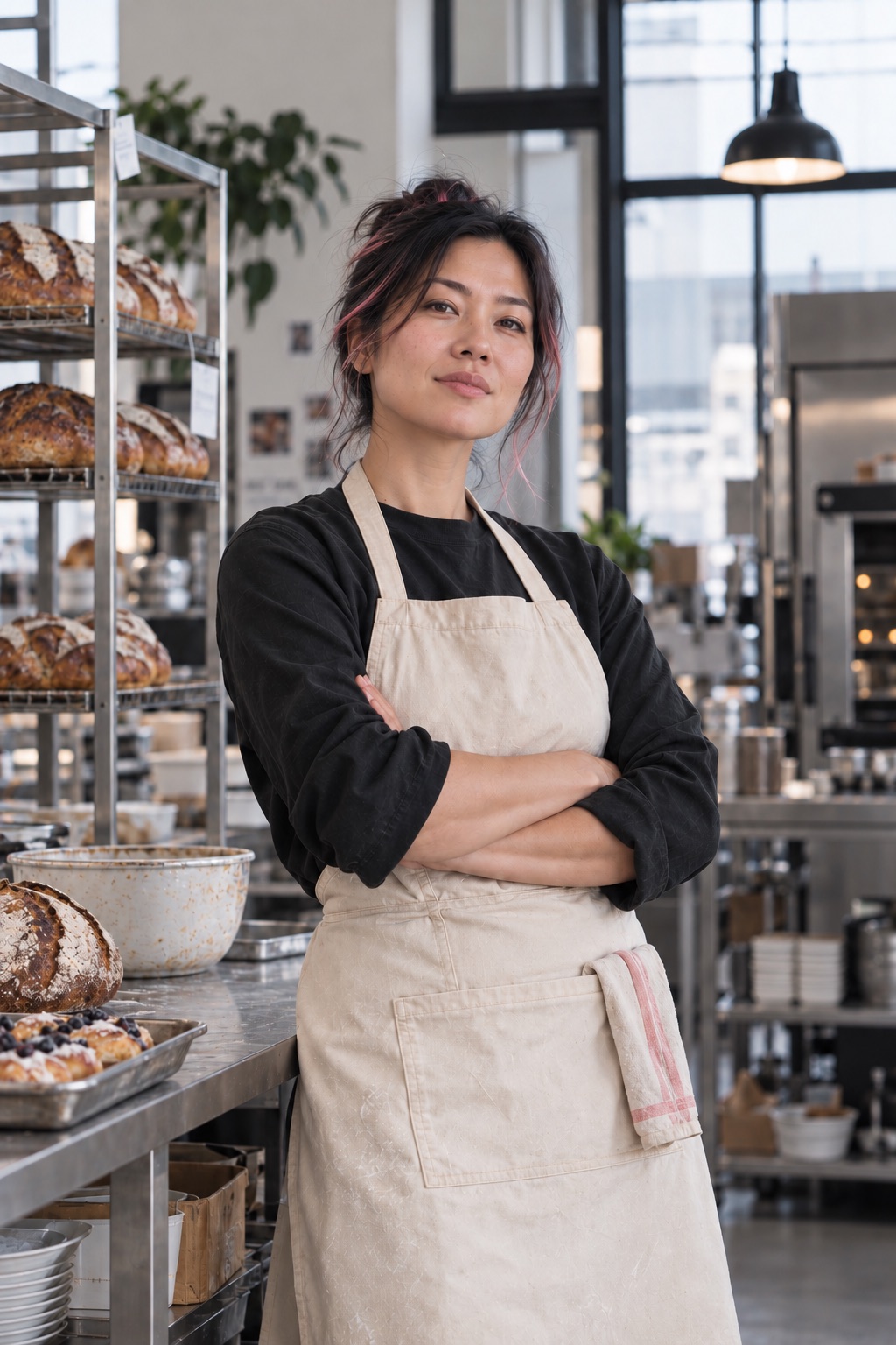 Emily Nguyen in her bakery
